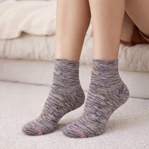 Image of Dr. Motion Compression Quarter Socks For Women With Enhanced Cushion And Breathable Arch Support 6 Pairs
