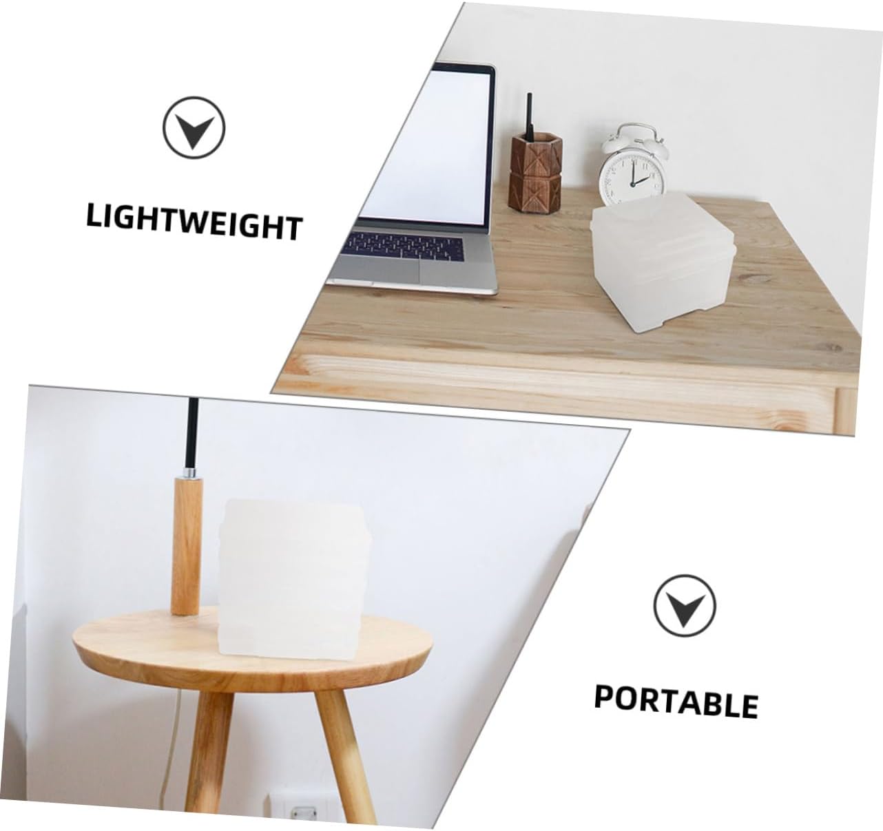 Angoily Photo Case for Pictures Multi-functional Organizer Box Snap Closure for Postcards Seeds and Accessories