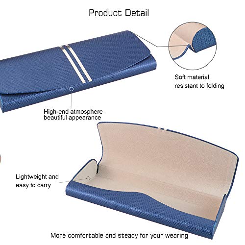 Image of VisionGlobal Hard Shell Eyeglass Case for Eyeglasses and Sunglasses for Men /Women and Kids