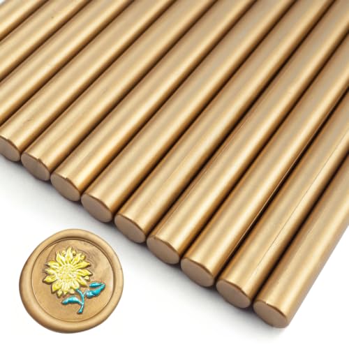 Zifospy 26-teilige 7mm Mini Siegelwachs Sticks für Klebepistolen – Elegante Versiegelung für Hochzeitseinladungen, Grußkarten, Weinflaschen & DIY-Bastelprojekte(Braun）