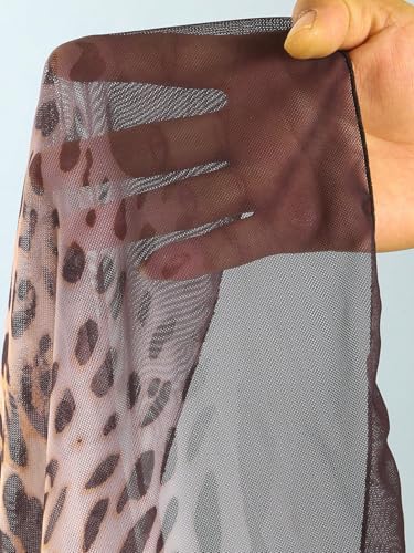 Image of ZAFUL Boho Beach Cover Ups for Women Sarong Coverups Sheer Bikini Chiffon Wraps Skirts for Swimwear