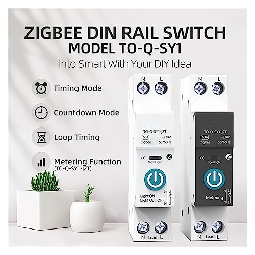 Interruptor inteligente TUYA ZigBee para controlar y medir el consumo de casa 4