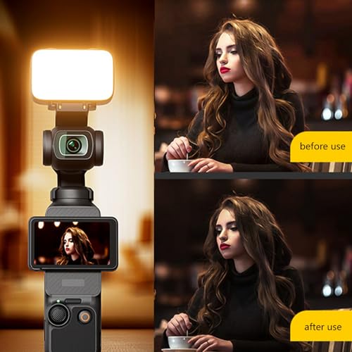 Luz LED impermeable para Pocket 3 con batería de 800 mAh y brillo ajustable 2