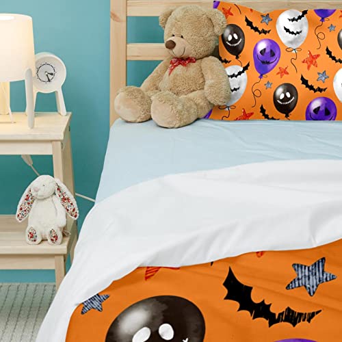 Parure de lit Halloween ballons avec housse de couette