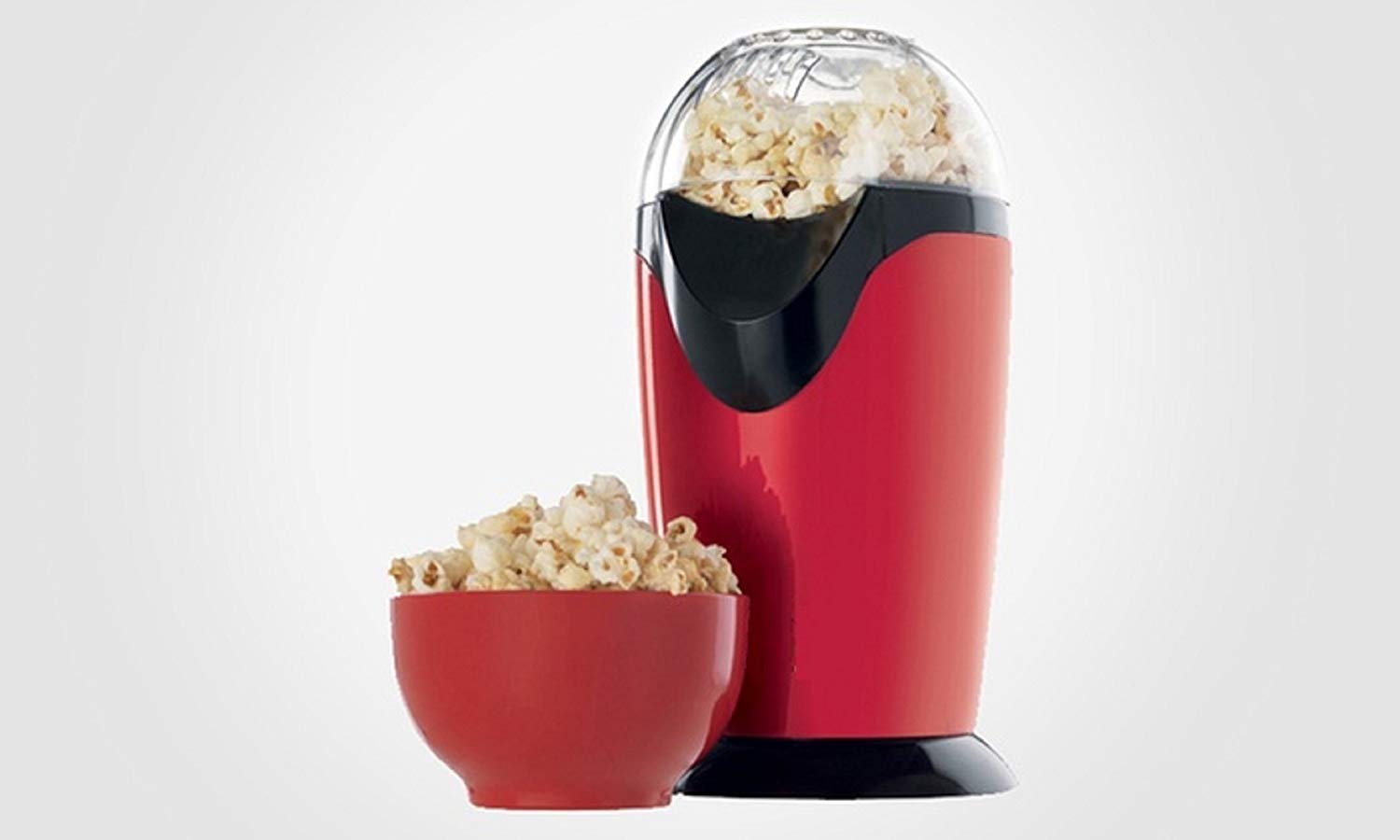 Portable Electric Popcorn Maker Home Round Hot Air Popcorn Making Machine Kitchen Desktop Mini DIY Corn Maker 1200W-image-3