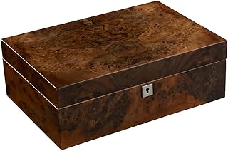 Humidors Large-Capacity Cigar Box can Hold About 50 Cigars Piano Paint Cigar Box Mellow moisturizing Cigar Box Cedar Wood Cigar Box