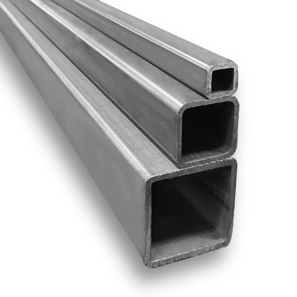 2x Vierkant-Kupferrohr - Nahtlos, 5x5x1mm, Länge 500mm | Für Modellbau, Industrie & DIY