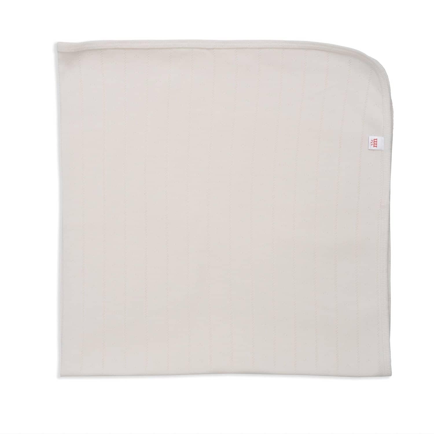 love lines pink organic cotton pointelle baby blanket