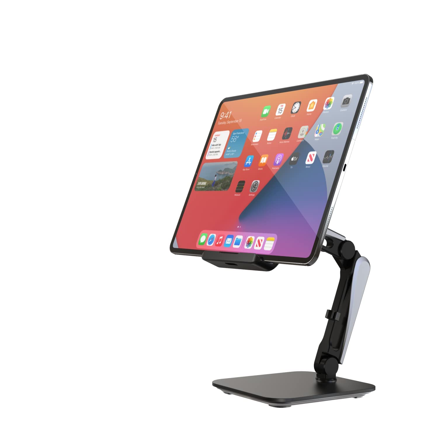 eller santé® Jarvis ipad Stand Holder for Tablet Upto 11 inch Display Tab & Phones Adjustable