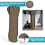 Sunnydaze 94-Inch Tall Heavy Duty Reinforced PVC Propane Patio Heater Cover - Drawstring and Toggle Closure - Khaki