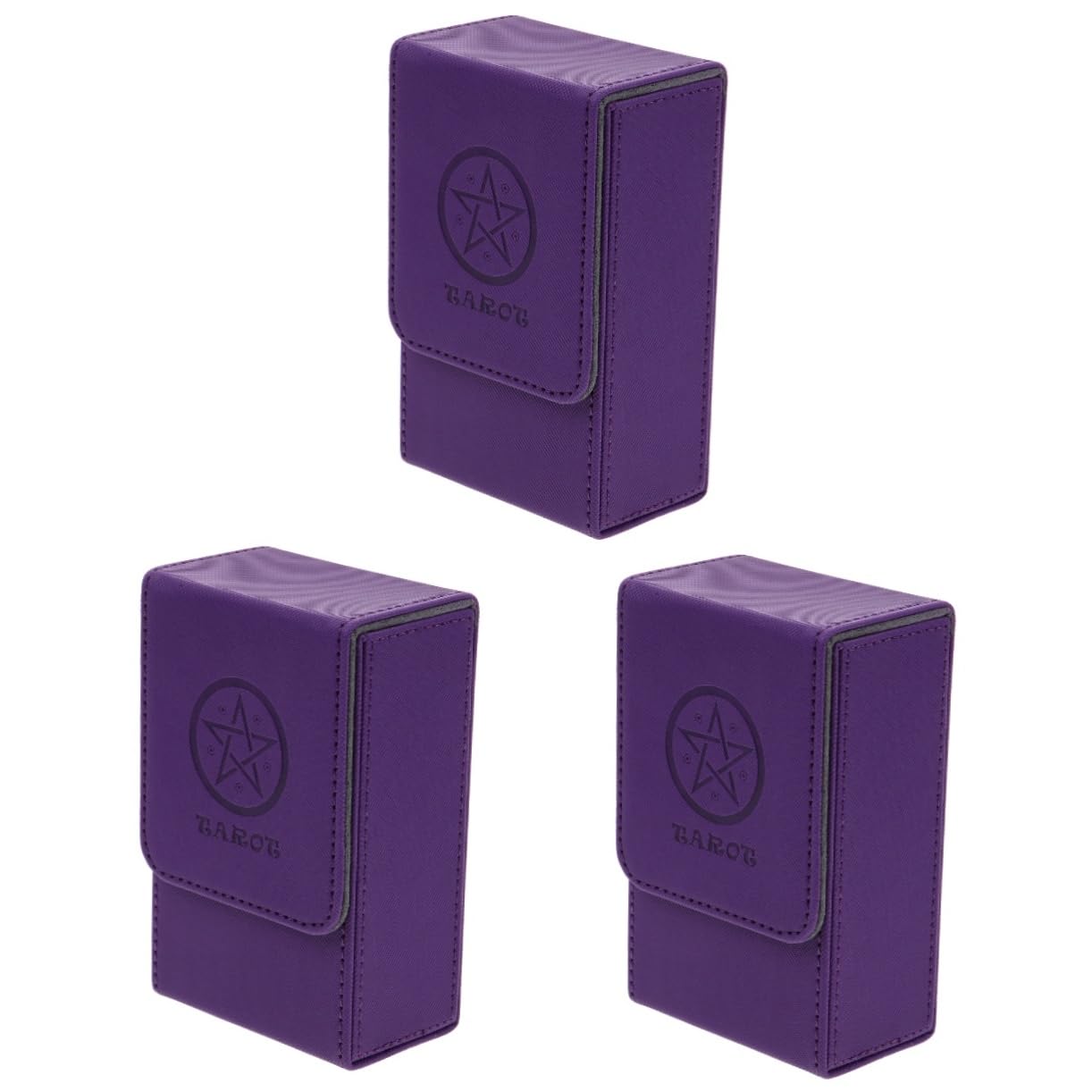 TOYANDONA 3 Pezzi Scatola Scatola Di Carte Dei Tarocchi Supporto Di Stoccaggio Dell'Unità Di Elaborazione Caso Wiccan Forniture Supporto Di Poker Dell'Unità Di Elaborazione Custodia Per