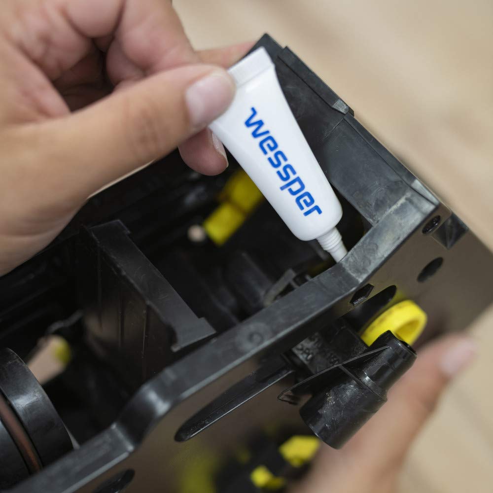 Wessper Plemont Silikonowy Smar z 5 Szczotkami do Czyszczenia, do Automatycznych Ekspresów do Kawy, Uszczelek, Placówek Sanitarnych i Akcesoriów Spożywczych
