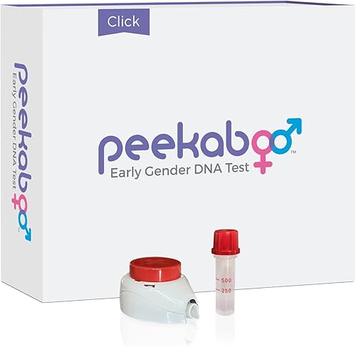 Peekaboo Click - Kit de prueba de ADN, detección temprana de género, prueba tan pronto como 6 semanas de embarazo, más del 99% de precisión*