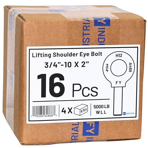 Image of Case of 16 Pcs Lifting Shoulder Eye Bolts 3 /4 inch-10 X 2