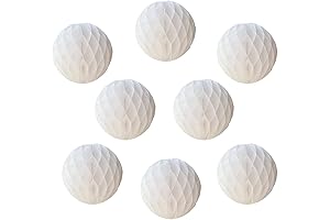 Honeycomb Decor Paper Pom Poms: Festive and Flawless Ambiance