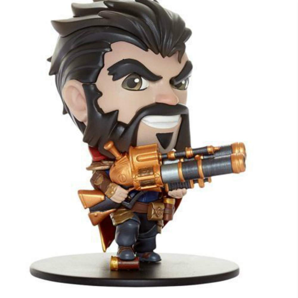 SKP LOL League Legends Graves,the Outlaw,Model Gift,Graves PVC Action Figure,Statue Gift,Office Home Table Desktop Decoration