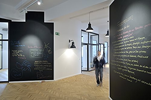 fancy-fix Extra Large Chalk Board Decal Wall Sticker,Chalkboard Contact Paper,Adhesive Blackboard Ideal for School Home Office, 5 Chalk Marker(42 inch by 78.7 inch)