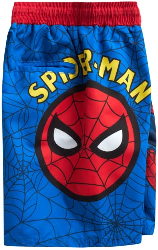 Image of Marvel Boys Rash Guard Set 2 Piece Hulk Spiderman Swim Shirt & Swim Trunks