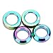 2 Pairs TC4 Front Brake Caliper Gasket, Dilwe Headset Spacer for Mountain Motorcycle Colorful