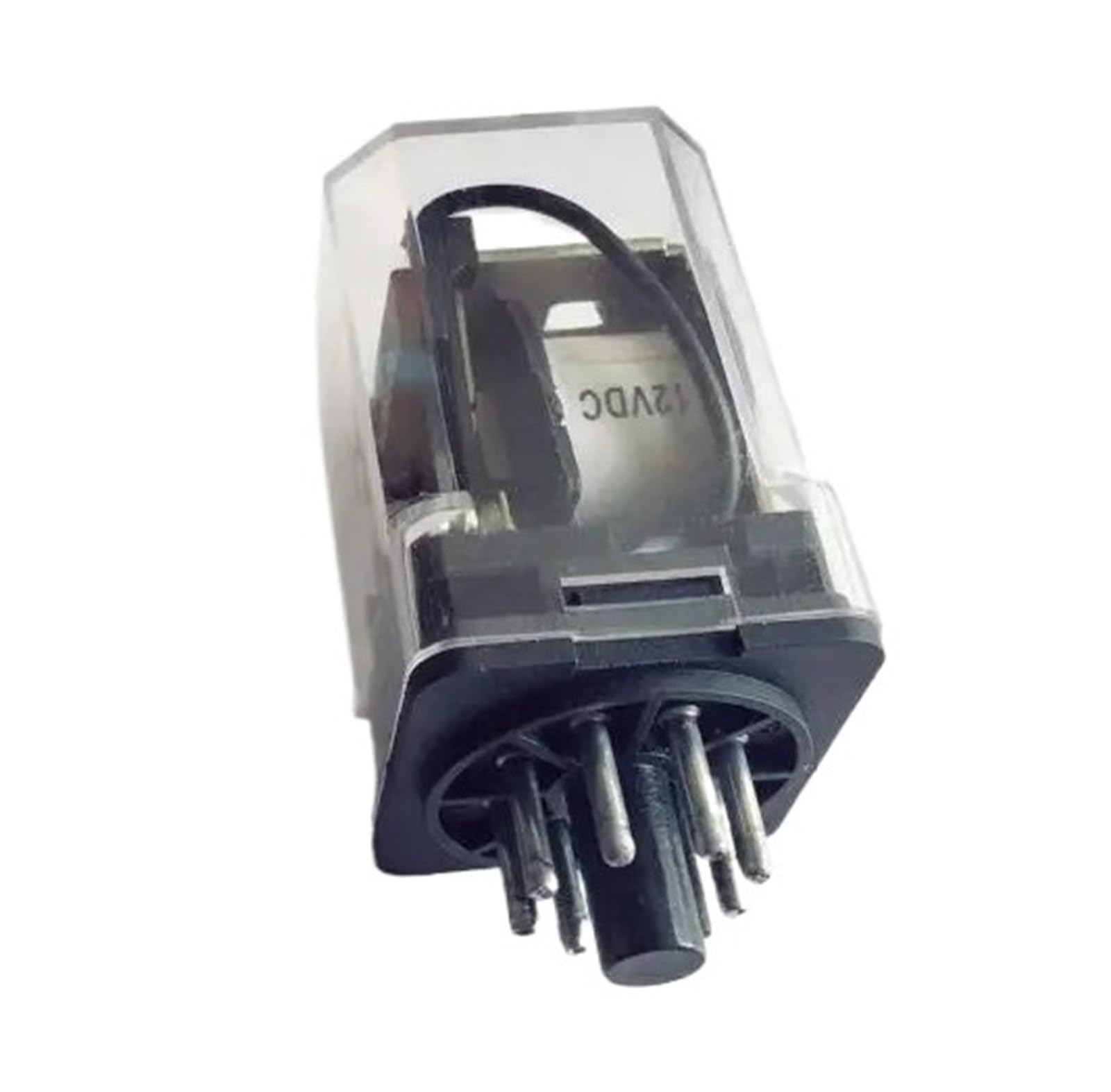 Relé intermedio JQX-10F 2Z DC12V de 8 pines para control de circuitos 3