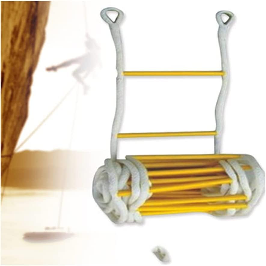 Rope Ladder, Safety Ladder Fire Escape Ladders Fire Escape Rope Ladder Emergency Fire Ladder Safety Ladders/20M65Ft