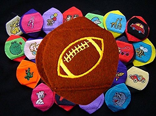 Glasses Eye Patch for Kids to Treat Amblyopia/Lazy Eye - Football - ONE Patch PER Order to Patch Left Eye ONLY