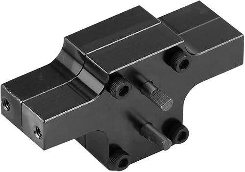 Miniatura 2 de Dilwe Caja de engranajes de coche RC, caja de engranajes de control remoto de aleación de aluminio con tornillos para WPL 1/16, camión militar,