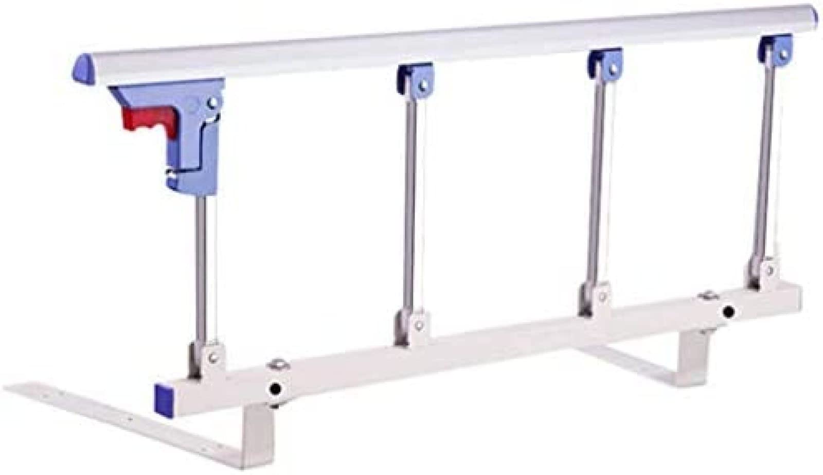 Sponda del letto pieghevole per anziani, maniglia per assistenza per adulti, ringhiera del letto per disabili, barra di sicurezza laterale con impugnatura in metallo, 95 * 38 cm