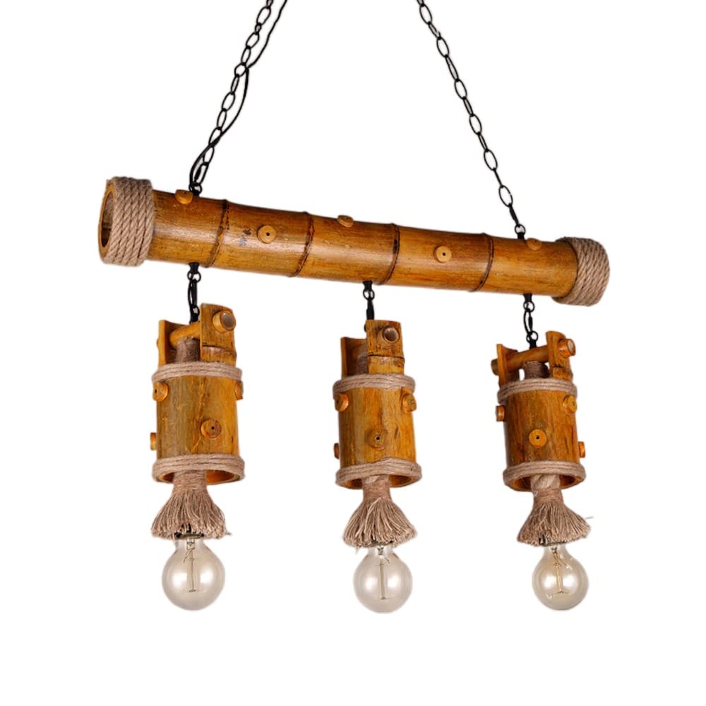 Suspension retro e26 en corde de chanvre pour eclairage cosy - 8