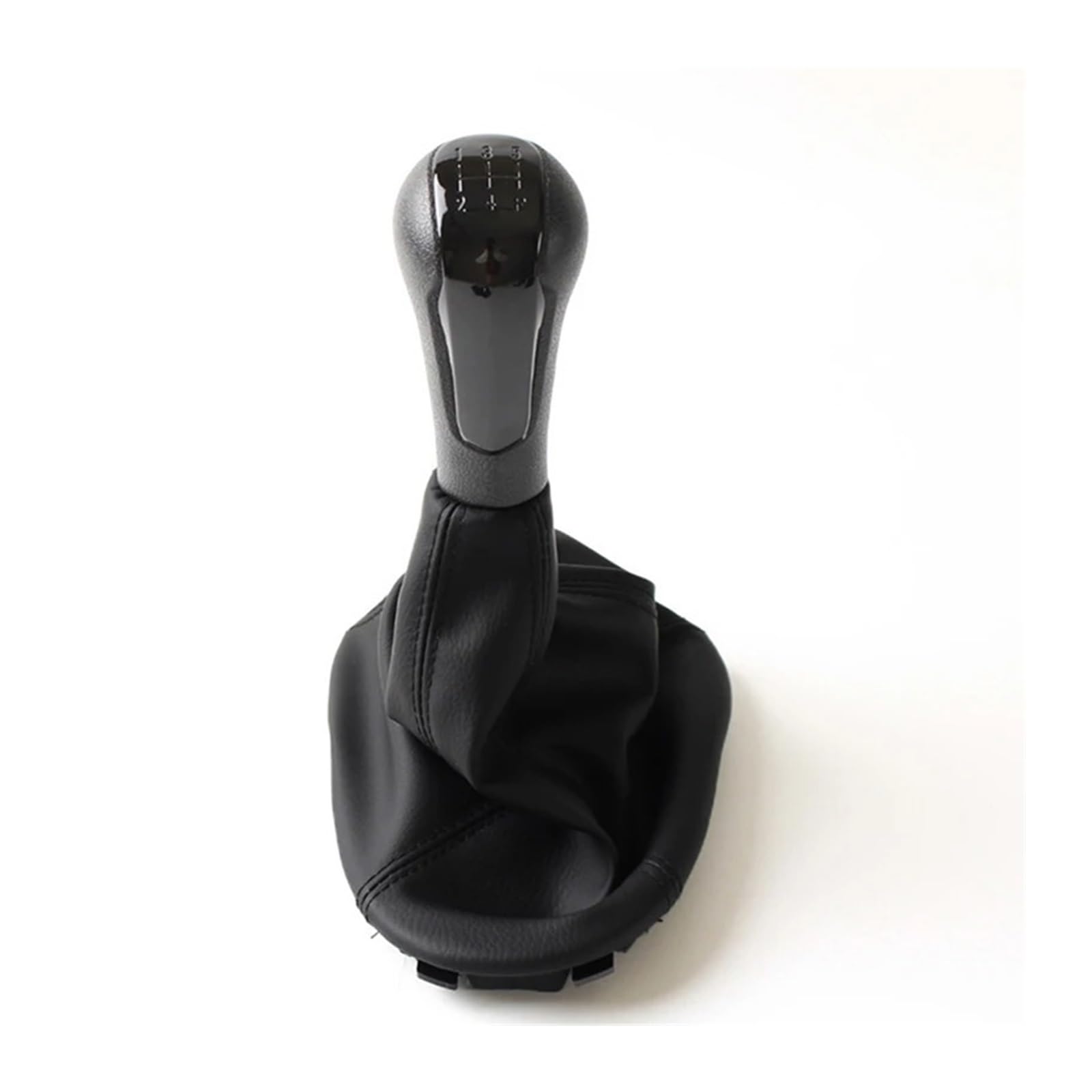 Sauanmnktp 5 Speed Gearshift Knob For Chevrolet For Spark M300 2011-2015 Manual Gear Shift Knob Shifter Handle Lever Boot Gaitor