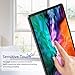 OMOTON [2 Pack] Screen Protector for iPad Pro 12.9 2020 and 2018 Model - Sensitive Touch PET film for drawing, Anti-Glare, Anti-Scratch Matte Screen Protector, Compatible with Apple Pencil & Face ID