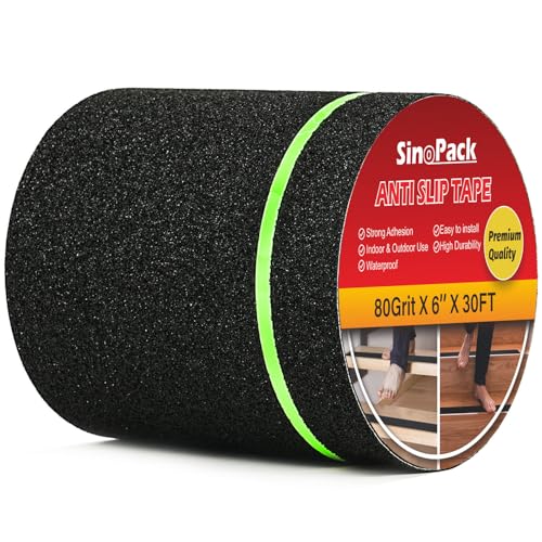 Anti Slip Tape (Glow in the Dark Stripe, 6IN X 30FT)