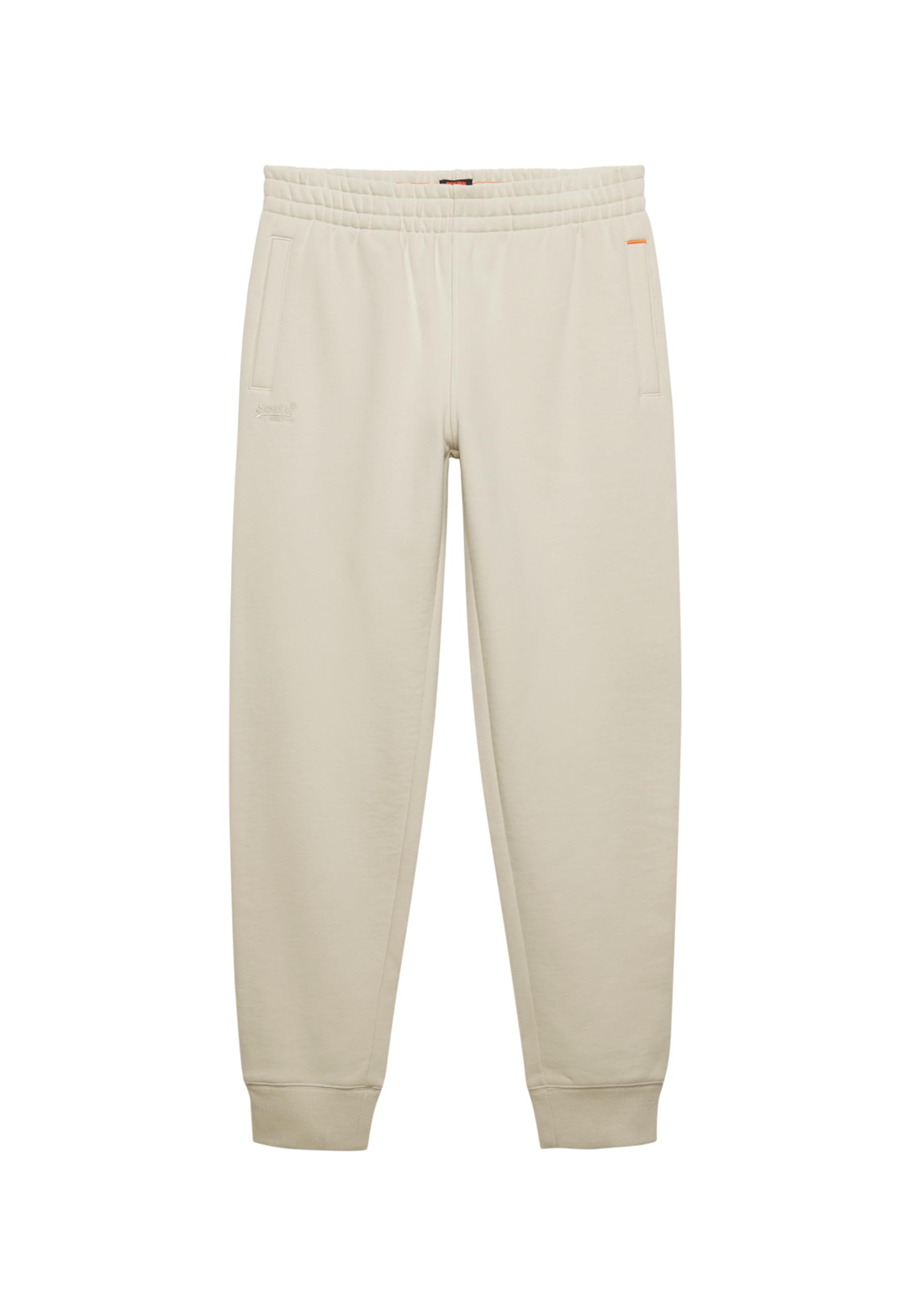 Superdry Men's Light Stone Beige Essential Logo Joggers Xl Beige