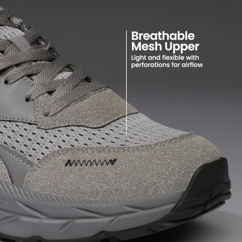 Image of CULT Aerolume Men's Outdoor Shoes | Breathable & Flexible Upper | Enhanced Cushioning for Trekking | Superior Anti-Slip Grip | Comfortable Hiking Wear