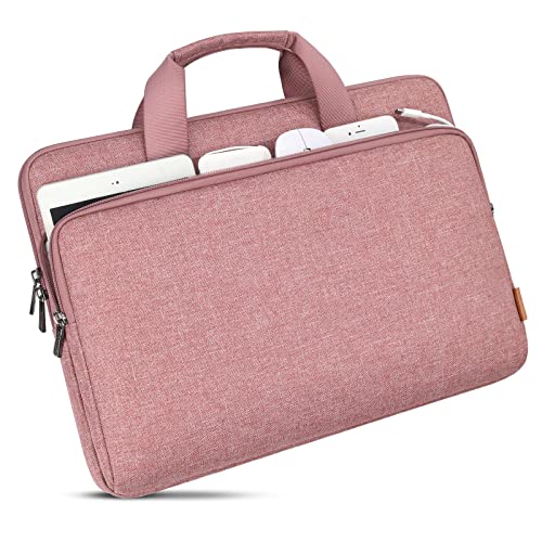 DOMISO 17,3 Pulgada Funda Ordenador Portátil Impermeable Protectora Bolsa con asa Portátil para DELL Inspiron/MSI GS73VR Stealth Pro/HP Envy 17/LG gram 17