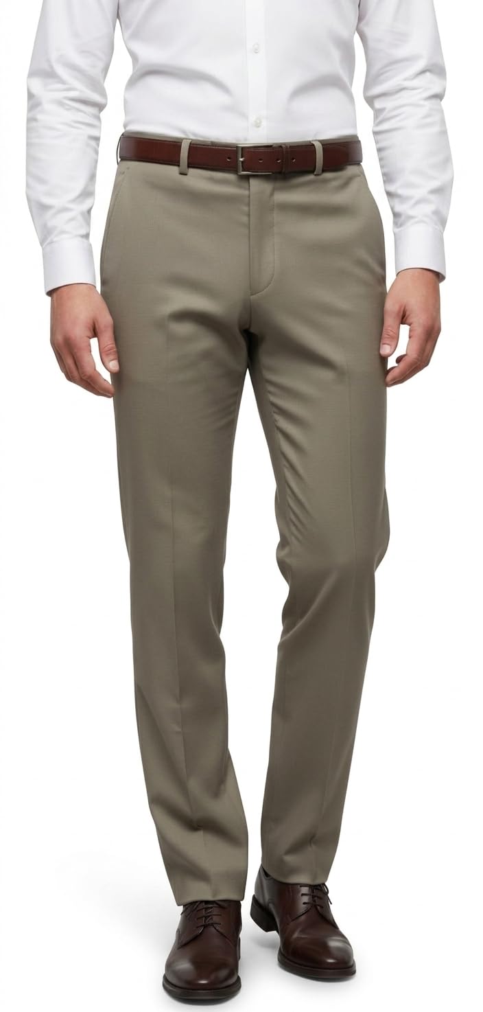 tatvivah Men’s Elegant Slim Fit Formal Trousers Designed with Flexible Stretch Fabric for Long-Lasting Comfort – Perfect for Office Wear, Corporate Meetings-picture-17