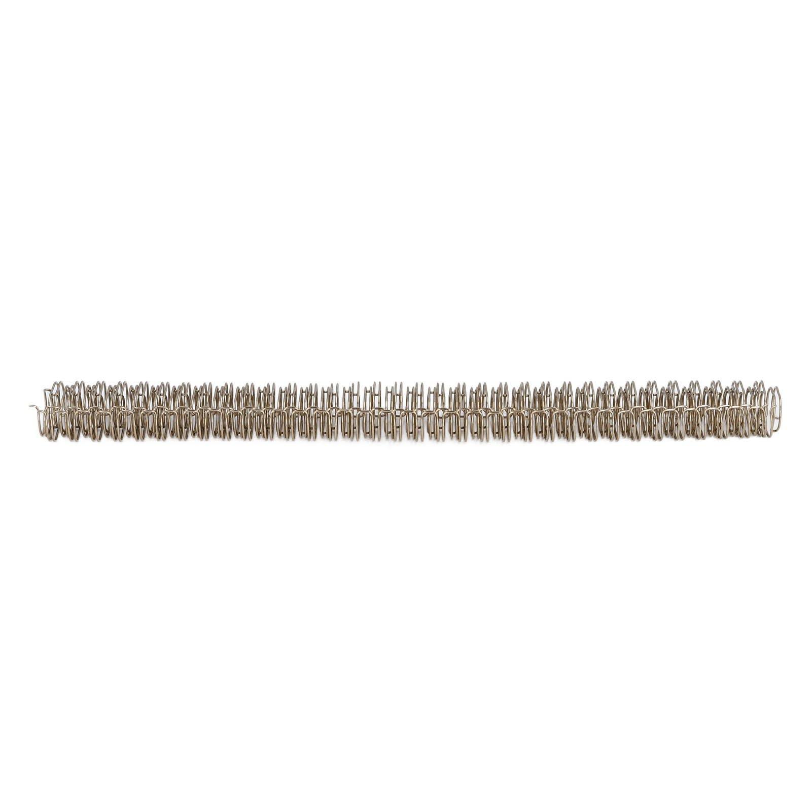Doppelschlaufen-Drahtbinderücken, 100-teiliges Set, 34 Schlaufen, professionelle A4-Dokumentenbindedrähte für Büroberichte, Präsentationen, 12,7 mm Durchmesser, 100 Blatt Ka (Bronze)