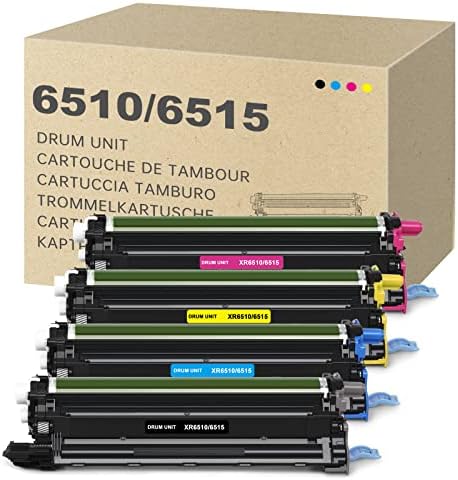 4 Pack Phaser 6510/6515 Drum Units - Replacement Cartridges For Xerox WorkCentre Printers