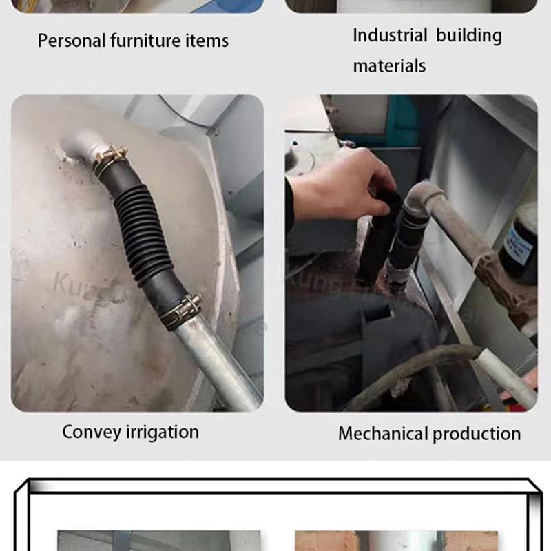 Tubo di collegamento per la cucina e le pompe Diving BeD Pipe, tubo flessibile in gomma ondulato, tubo di collegamento per (diametro interno 250 mm, lunghezza 300 mm)
