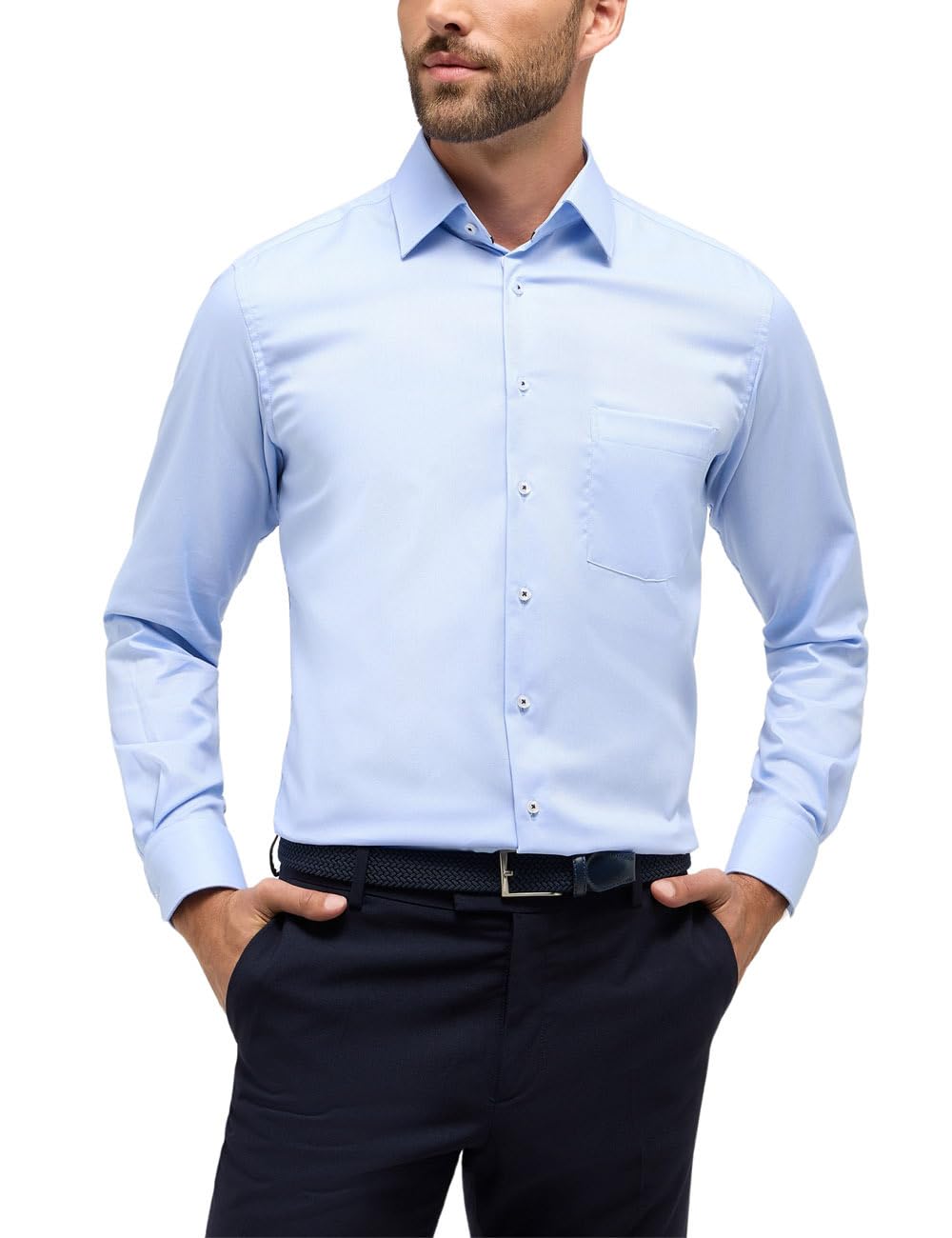 ETERNA Male Hemd strukturiert MODERN FIT