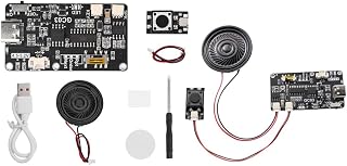 Aufnahmebares Soundmodul mit MP3-Download Typ C für Geschenkbox, Musikabdeckung für Weihnachts- oder Geburtstagskarten oder Wand.