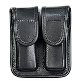 SdTacDuGe Molded Double Mag Pouch，Tactical Universal Magazine Holder Fits virtually Any 9mm, .40 or .45 Caliber Pistol Mag Single or Double Stack IWB or OWB Mag Pouch
