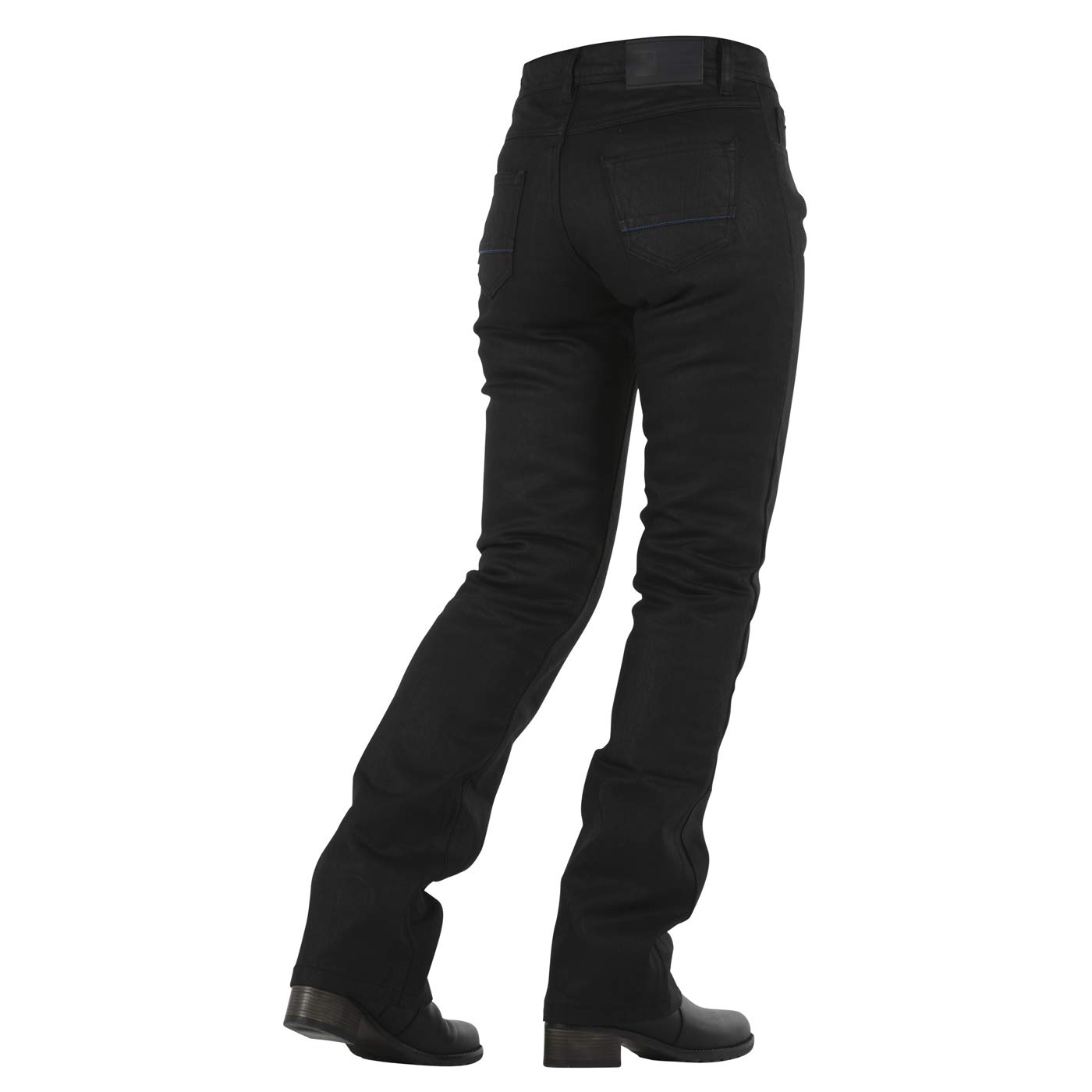 Overlap Donington Jeans Femme Homologue Route, Noir, Taille 30