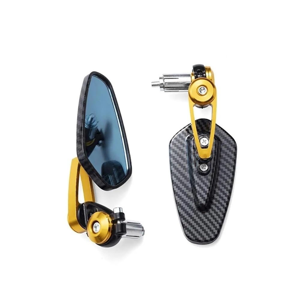 Rétroviseurs de moto vibrations réduites guidon inversé carbone