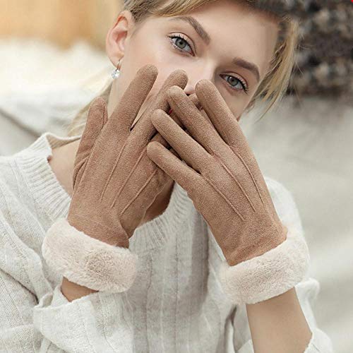 FinukGo Manoplas Elásticas Cálidas, Guantes De Pantalla Táctil De Invierno,Gran Regalo para Amigos Y Familiares