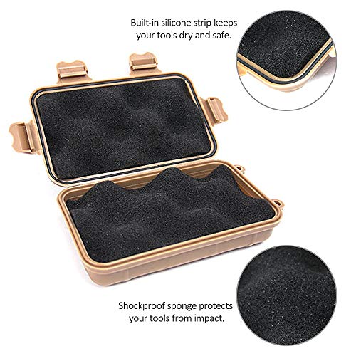 Estojo de armazenamento, Andoer Caixa de sobrevivência hermética ao ar livre à prova d 'água à prov