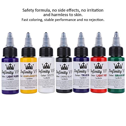 Inchiostro del tatuaggio professionale 7 pezzi Set...