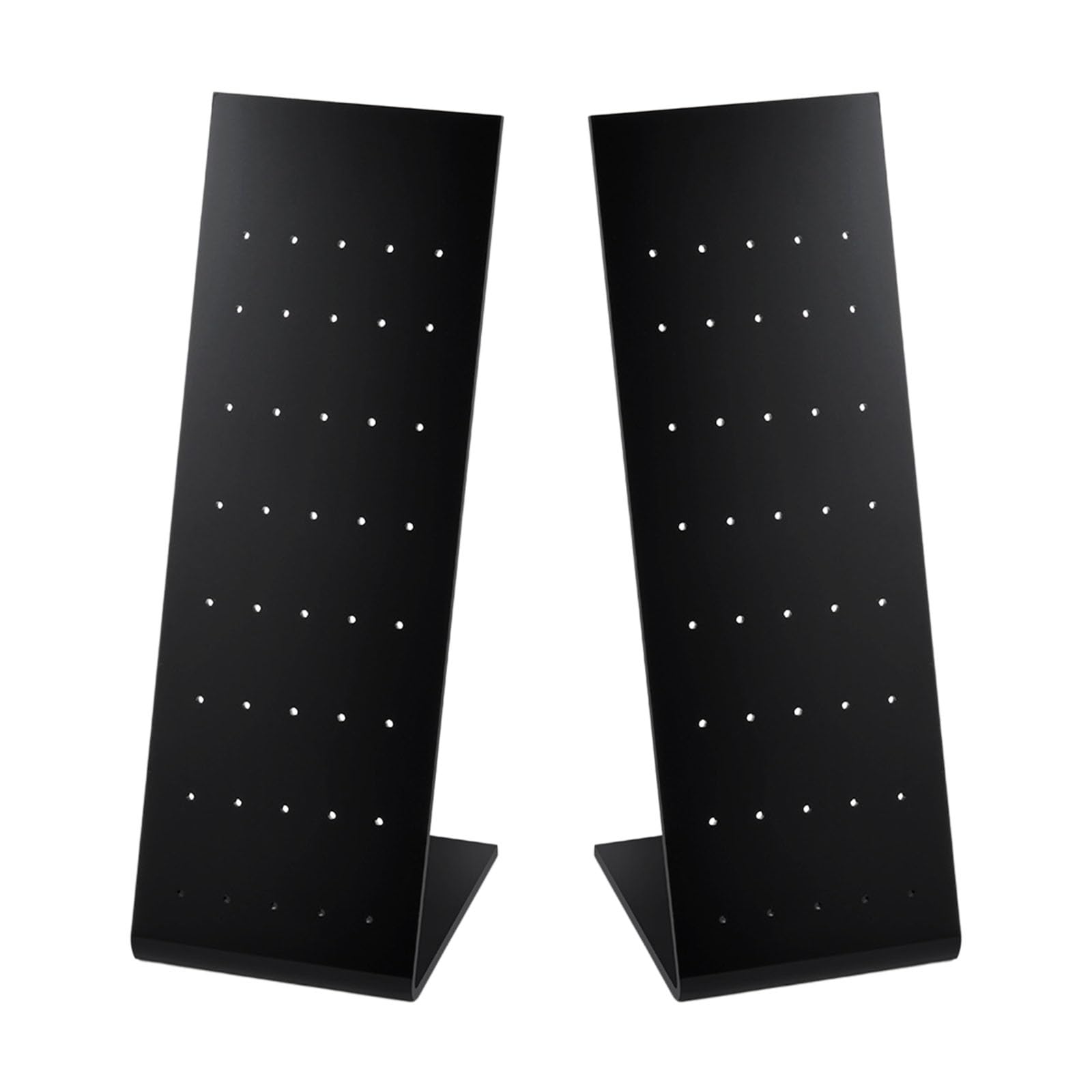 Beimus L Shape Piercing Jewelry Holder with Various Size Holes Perfect for Retail Stores and Individual Use Jewelry Display Rack for Piercings