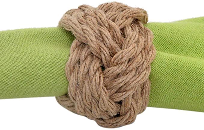 Nautical Rope Napkin Rings (8)
