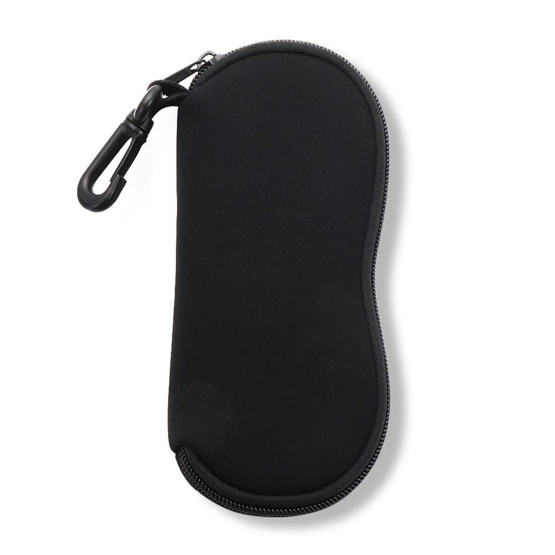 GNALIAEstuche para anteojos Estuche suave para gafas de sol con clip para cinturón Estuche para anteojos con cremallera de neopreno Para Mujer y Hombre
